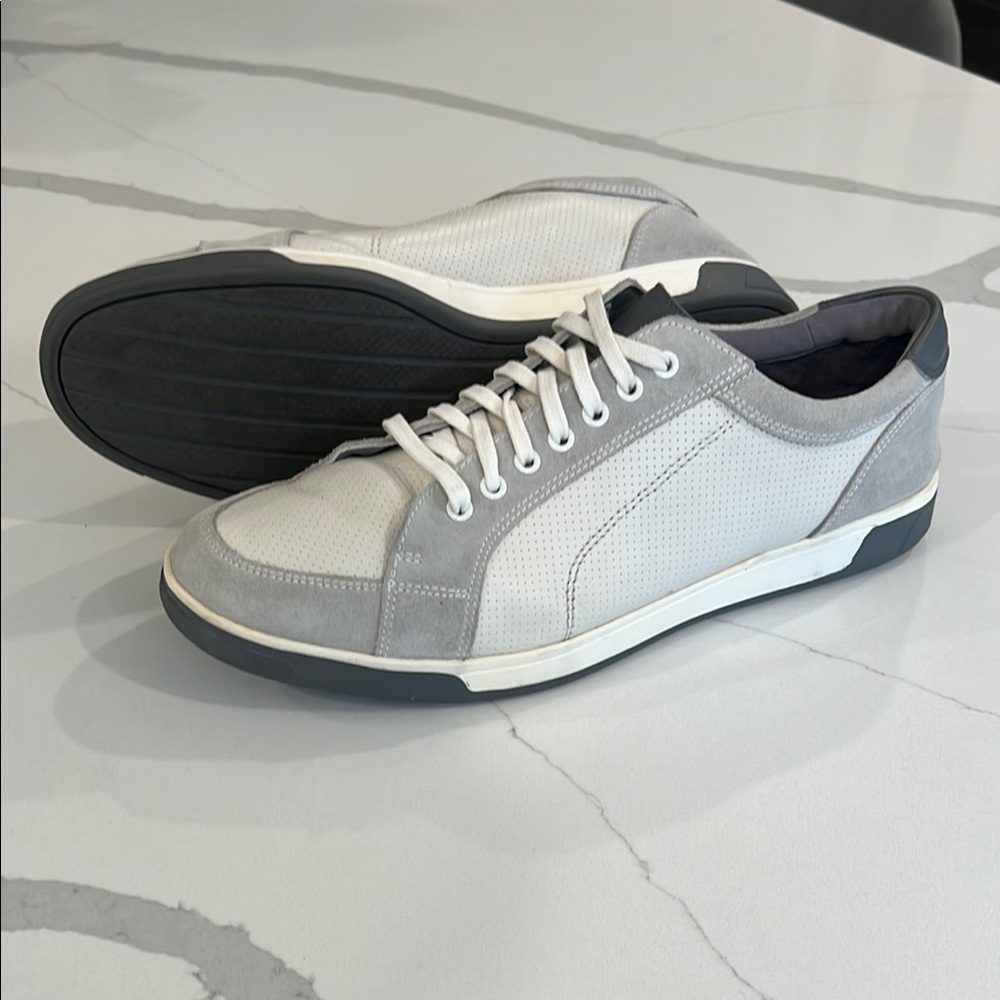 Cole Haan Gray and White Sneakers Minimalist Design